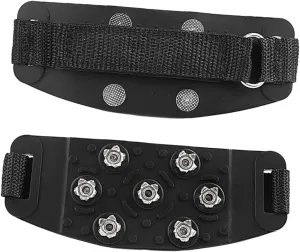 POPETPOP 1pair Crampon Spike Shoe Grippers - Ice Traction for Hiking and Climbing Lightweight and Footwear Accessories for Stability and Safety
