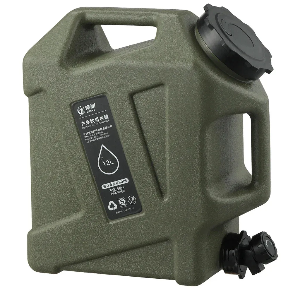 Portable 12L Camping Water Container