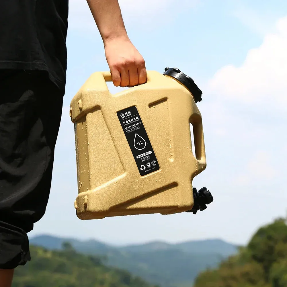 Portable 12L Camping Water Container