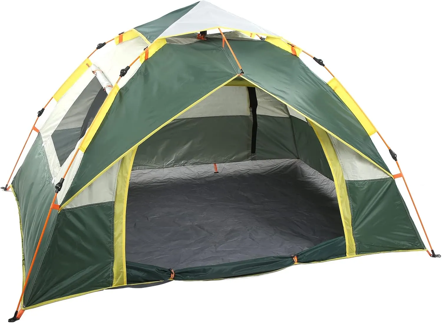 Portable Automatic Camping Tent for 2 3 People, Waterproof and Windproof Beach Tent with 2 Window, Quick Setup, Lightweight with Carry Bag, for Outdoor Hiking and Fishing