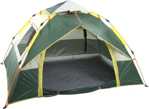 Portable Automatic Camping Tent for 2 3 People, Waterproof and Windproof Beach Tent with 2 Window, Quick Setup, Lightweight with Carry Bag, for Outdoor Hiking and Fishing