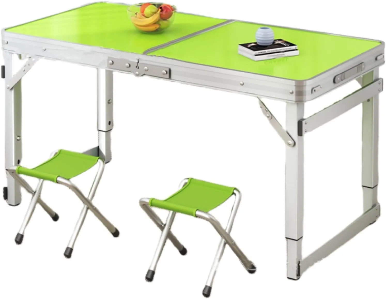 Portable Camping Table,Lightweight Folding Picnic Tables for Hiking Cooking Backpacking Outdoor Fishing,Adjustable Height,Beach Table with Carry Handle, Indoor Kitchen,Garden ( Size : Medium )