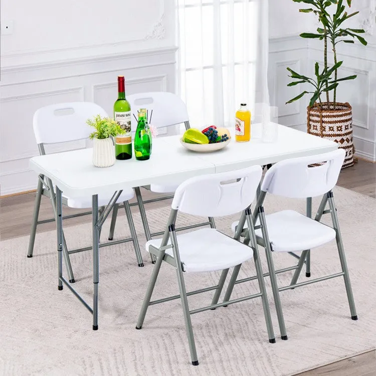 Portable Camping Tables Folding - Adjustable Height Table for Outdoor Camping and Fishing