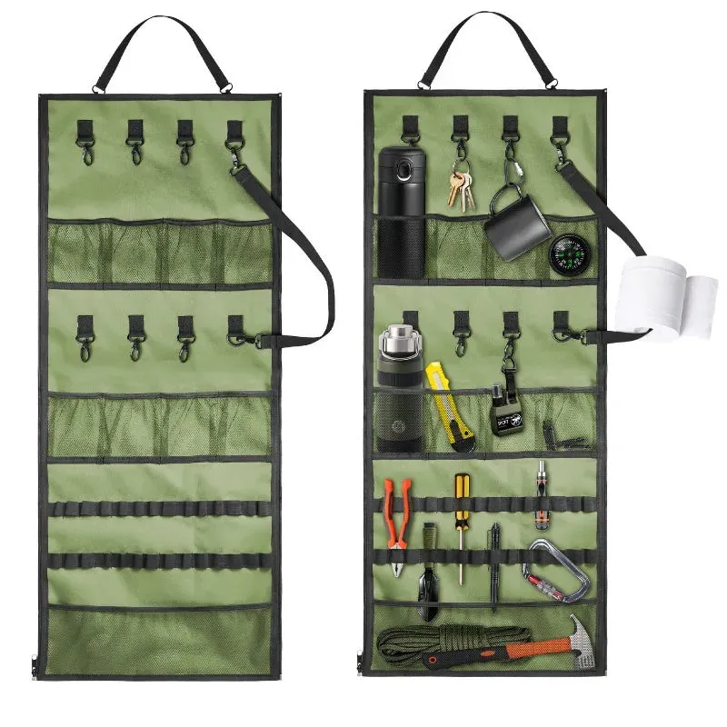 Portable Hanging Camping Storage Bag Organize Gear
