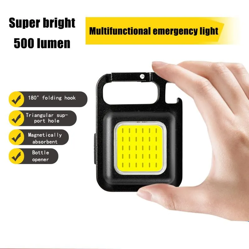 Portable Keychain Camping Light - Compact Outdoor Adventure Gear