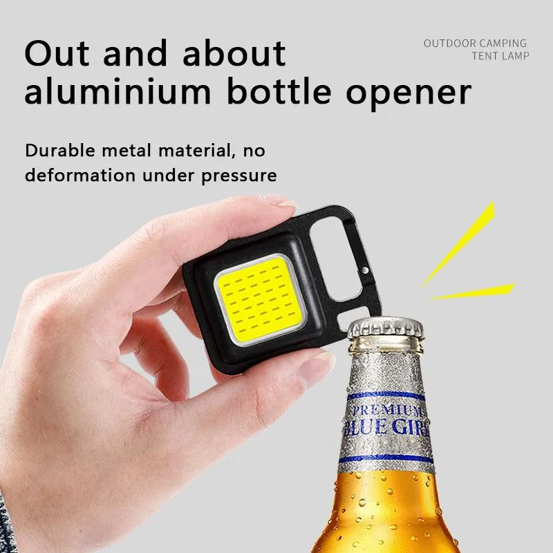 Portable Keychain Camping Light - Compact Outdoor Adventure Gear