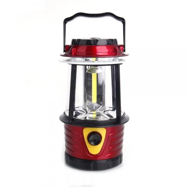 Portable Outdoor COB Adjustable Brightness Camping Light Red