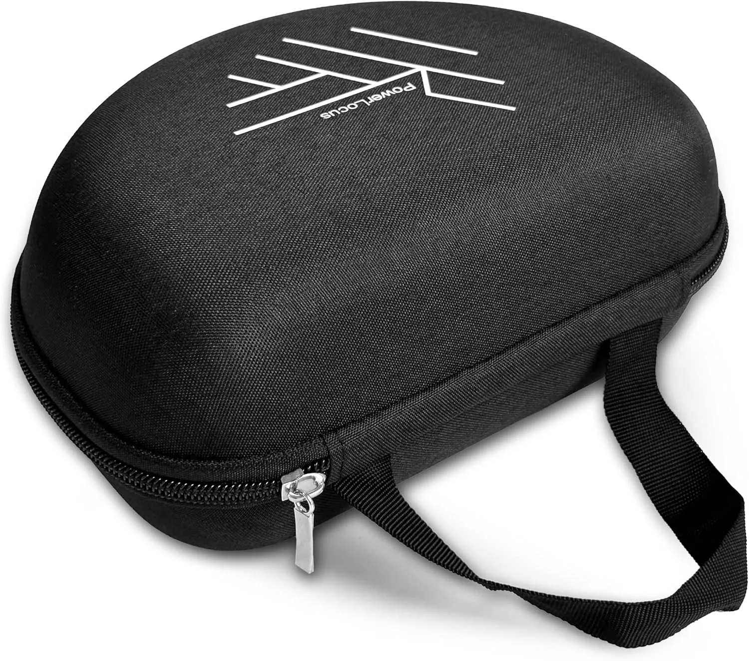 PowerLocus Hard Carry Case for Foldable Headphones – Compatible with PowerLocus Over-Ear Headphone P1/P2/P4/P6/P7/MoonFly/Marshall/House of Marley/Beats by Dre – Portable Travel Carrying Bag (Black)