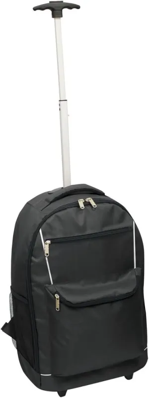 Preferred Nation Monopod Rolling Backpack, Black, One Size