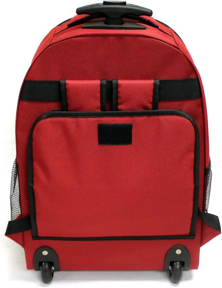 Preferred Nation Monopod Rolling Backpack, Red, One Size
