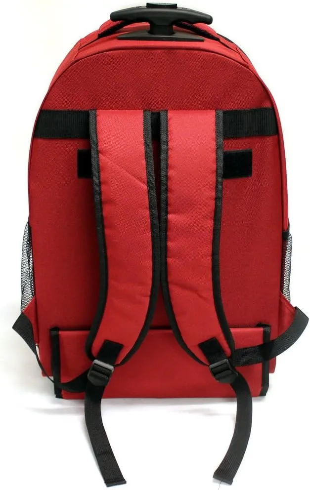 Preferred Nation Monopod Rolling Backpack, Red, One Size