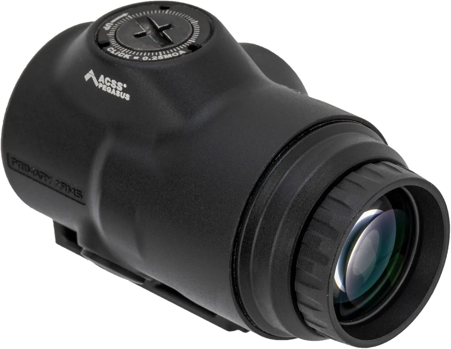 Primary Arms SLX 3X Micro Magnifier w/ACSS Pegasus Ranging Reticle & SLX Flip-to-Side Magnifier Mount 1.41" - 2 Bolt Interface