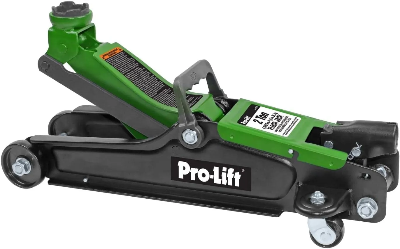 Pro-LifT F-757G 2 Ton Floor Jack - Car Hydraulic Trolley Jack Lift with 4000 Lbs Capacity for Home Garage Shop, Green