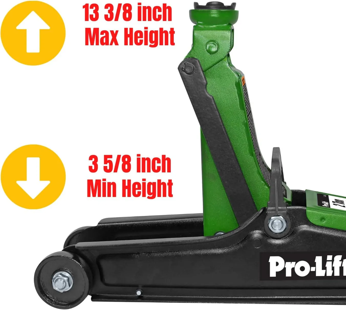 Pro-LifT F-757G 2 Ton Floor Jack - Car Hydraulic Trolley Jack Lift with 4000 Lbs Capacity for Home Garage Shop, Green