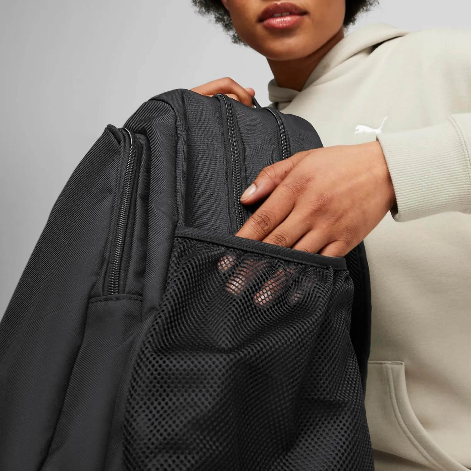Puma School Bag Academy Backpack Unisex (1, Puma Black, 29L)