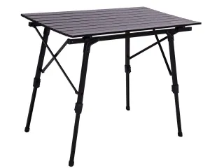 Quest Elite Brenig Slatted Black Camping Table