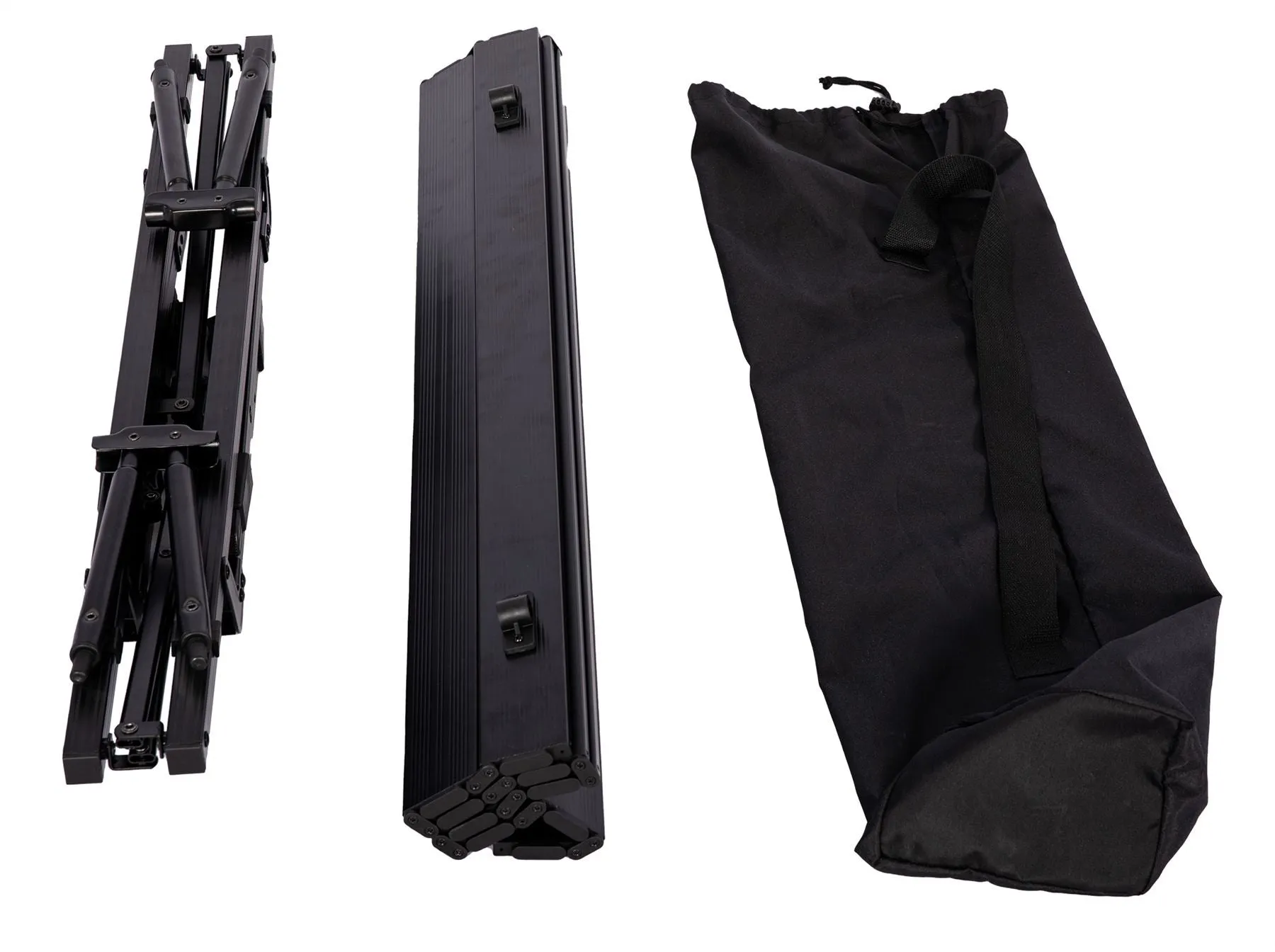 Quest Elite Brenig Slatted Black Camping Table