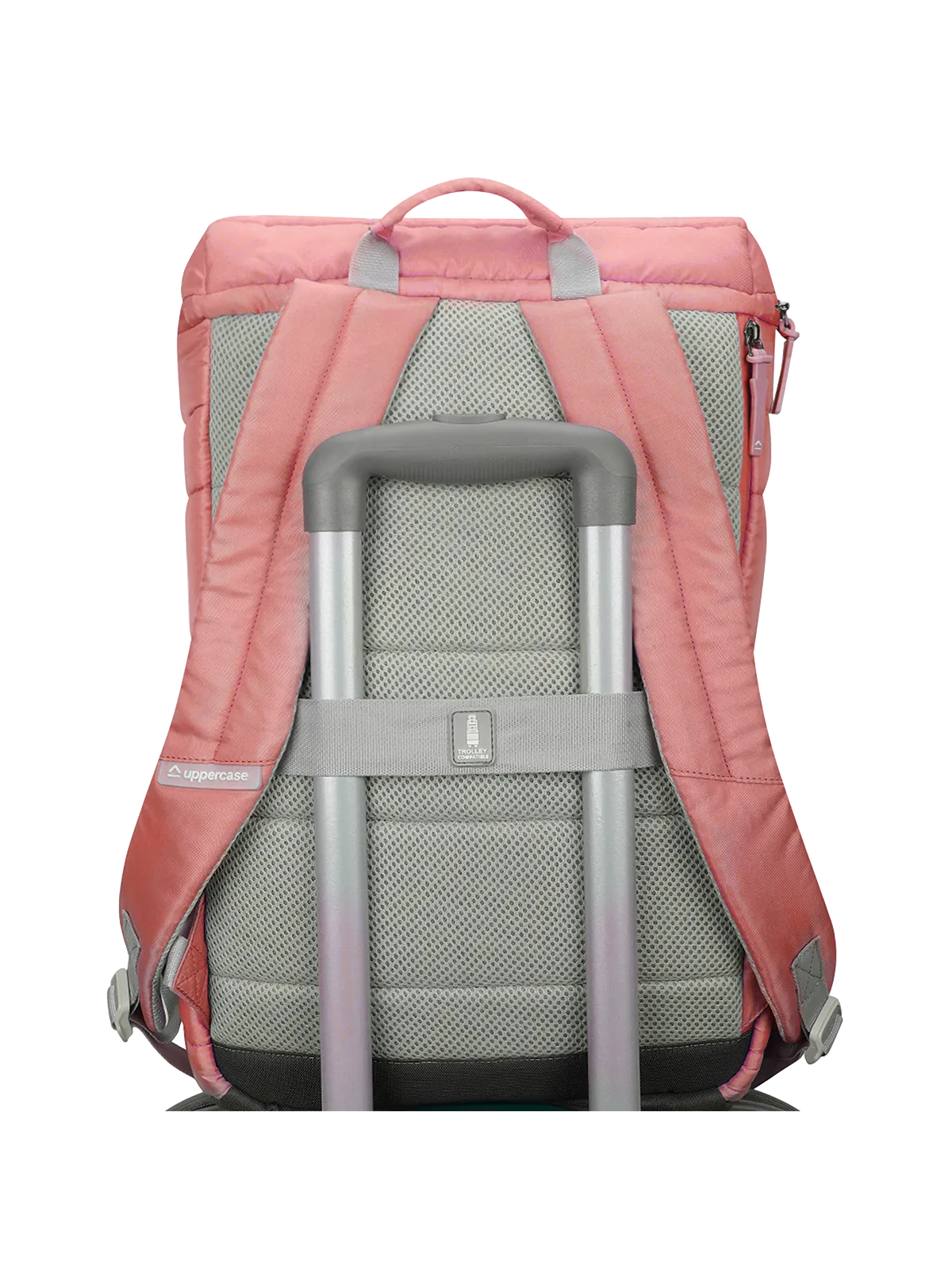 Quilted Pink Backpack