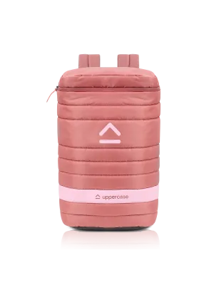 Quilted Pink Backpack