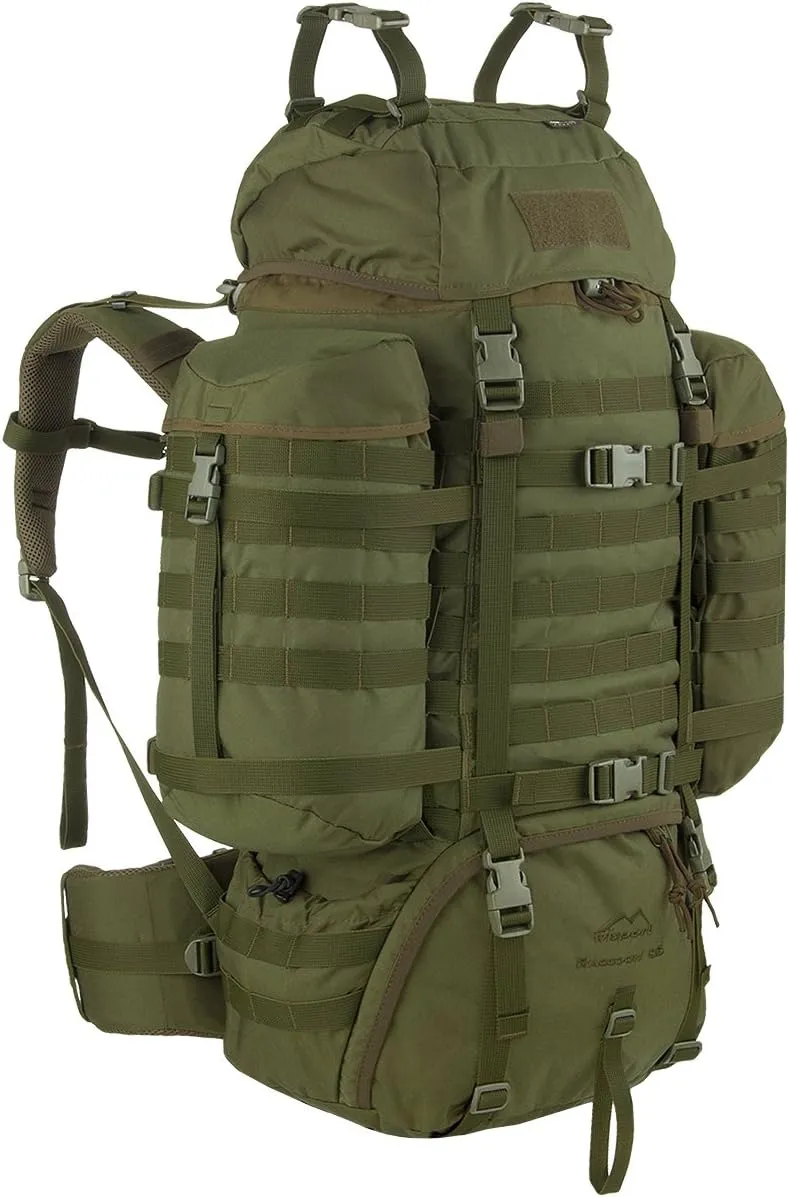 Raccoon 85L Rucksack Olive Green
