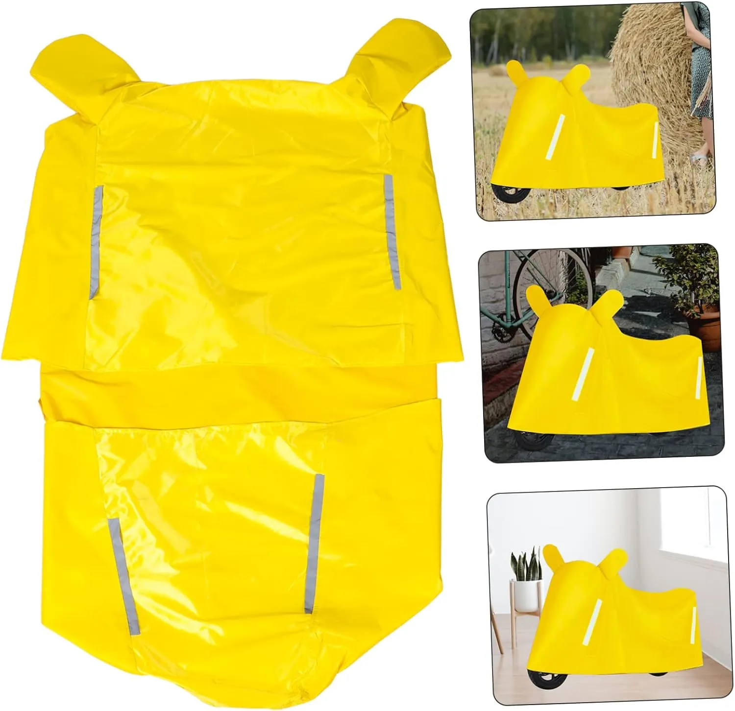 Rainproof Motorcycle Cover Lightweight Electric Bike Protector Rainproof Sleeve for Motorbikes Protects Against Rain Scratches and Dirt for Outdoor Use