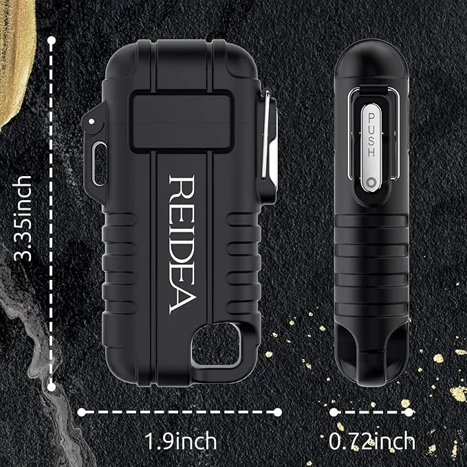 REIDEA Lighter Q5 Flexible Electric Lighter, USB Rechargeable Windproof Waterproof Flameless Arc Lighter for Candle, Aromatherapy, Camping, BBQ, and More