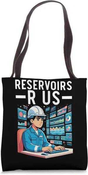 Reservoir Engineer Job Profession Oil Rig Worker Tote Bag