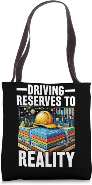 Reservoir Engineer Job Profession Oil Rig Worker Tote Bag