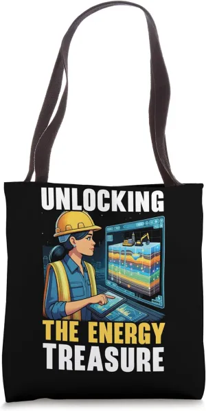 Reservoir Engineer Job Profession Oil Rig Worker Tote Bag