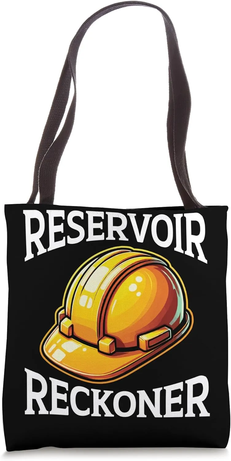 Reservoir Engineer Job Profession Oil Rig Worker Tote Bag
