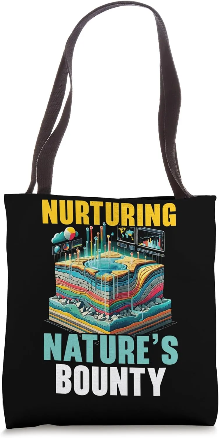 Reservoir Engineer Job Profession Oil Rig Worker Tote Bag