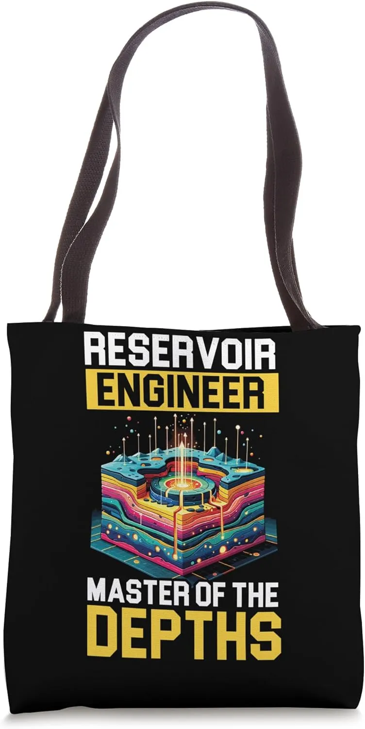 Reservoir Engineer Job Profession Oil Rig Worker Tote Bag