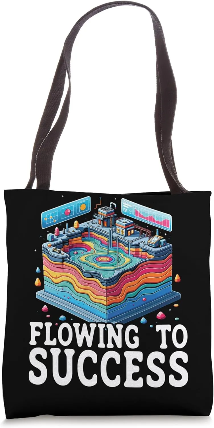 Reservoir Engineer Job Profession Oil Rig Worker Tote Bag