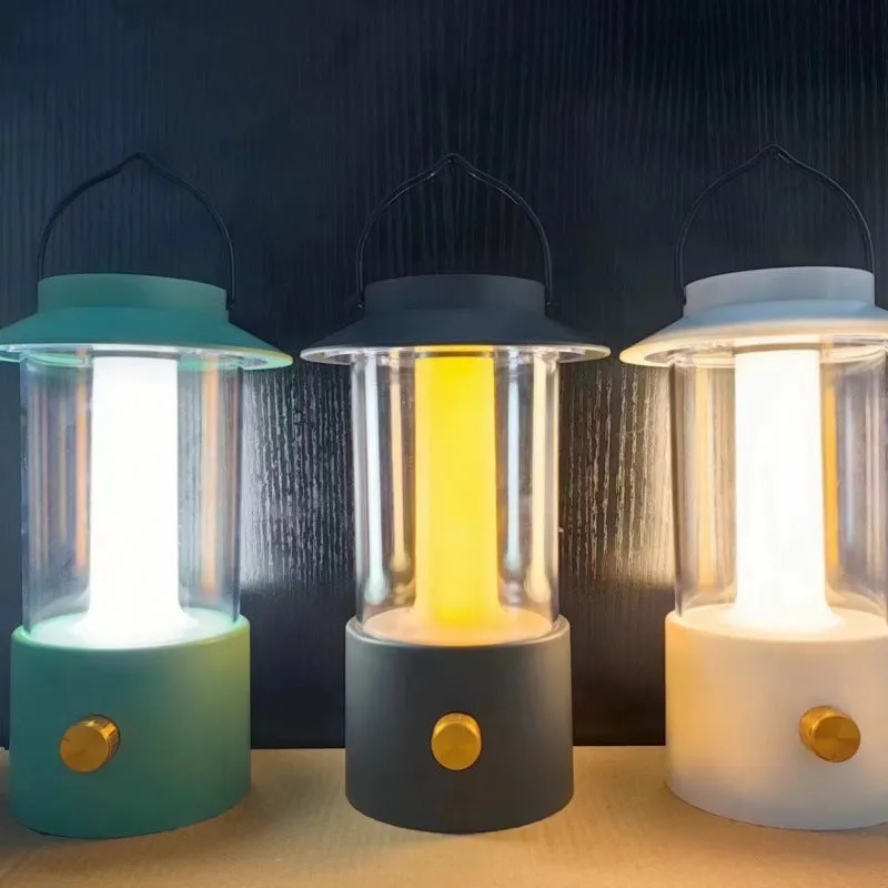 Retro Table and Night Lamp