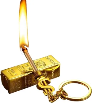 Reusable Keychain Match Lighter, Waterproof Matches, Flint Match Keychain, refillable with Kerosene, Suitable as a Gift for Friends and Family