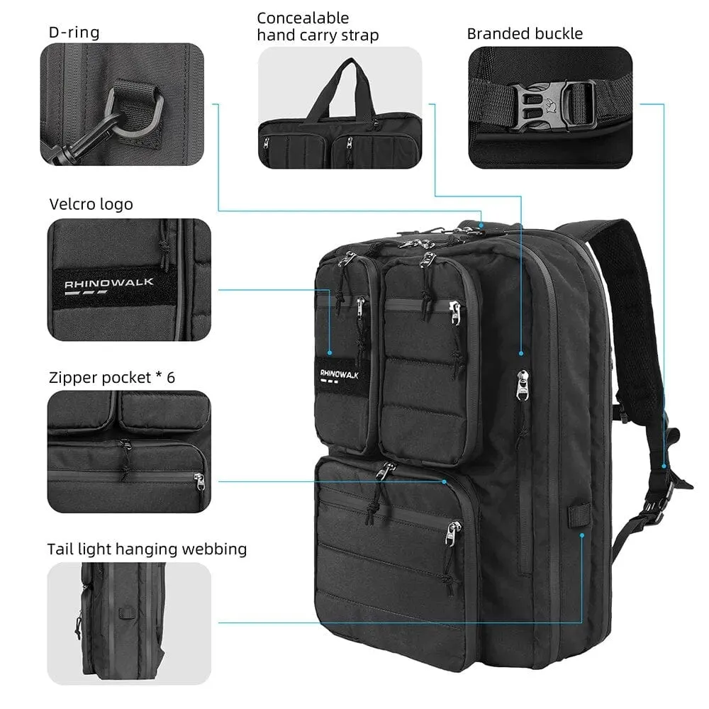 RHINOWALK - Multifunctional Pannier Bag & Backpack (25L)