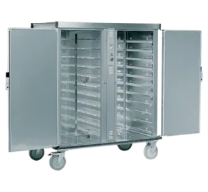 Rieber BKW 2 X 21 - 2 x 11 x 21 GN Banquet Trolley - Heated