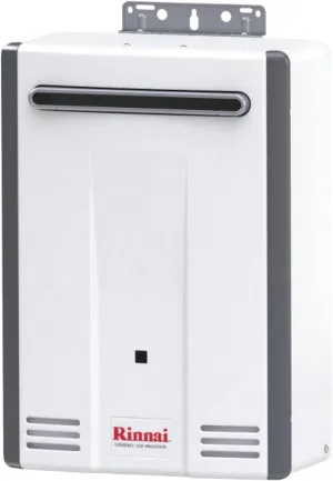 Rinnai V53DeN Natural Gas Tankless Water Heater - 5.3 GPM, Outdoor Installation