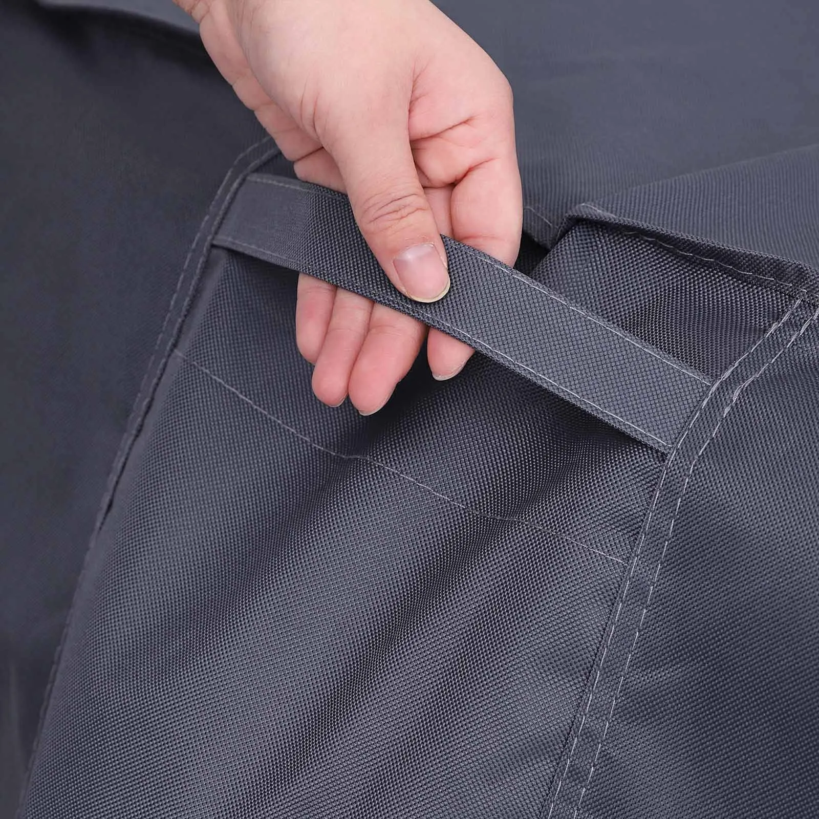 Rootz Rainproof Tarpaulin for Garden Furniture - Protective Cover - Outdoor Furniture Cover - Oxford Fabric - Weatherproof - Ventilation Openings - 250cm x 200cm x 80cm