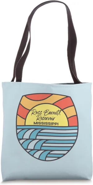 Ross Barnett Reservoir Mississippi MS Sunset Trip Souvenir Tote Bag