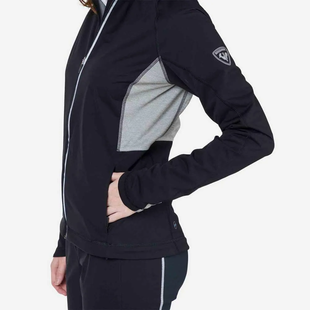 Rossignol Women's Poursuite Waterproof Windproof Moisture-Wicking Classic Fit Zip Up Lightweight Jacket