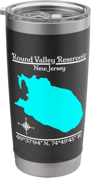 Round Valley Reservoir - New Jersey Stainless Steel Insulated Tumbler