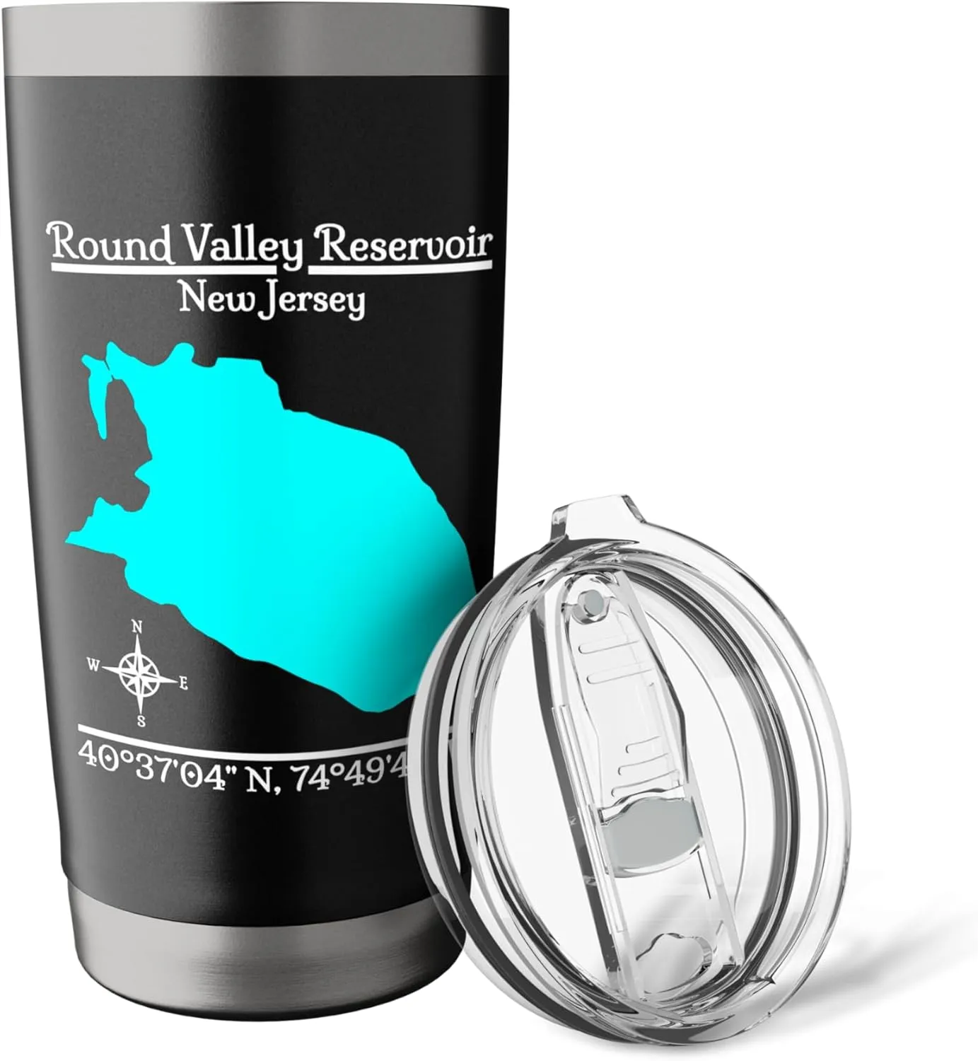 Round Valley Reservoir - New Jersey Stainless Steel Insulated Tumbler