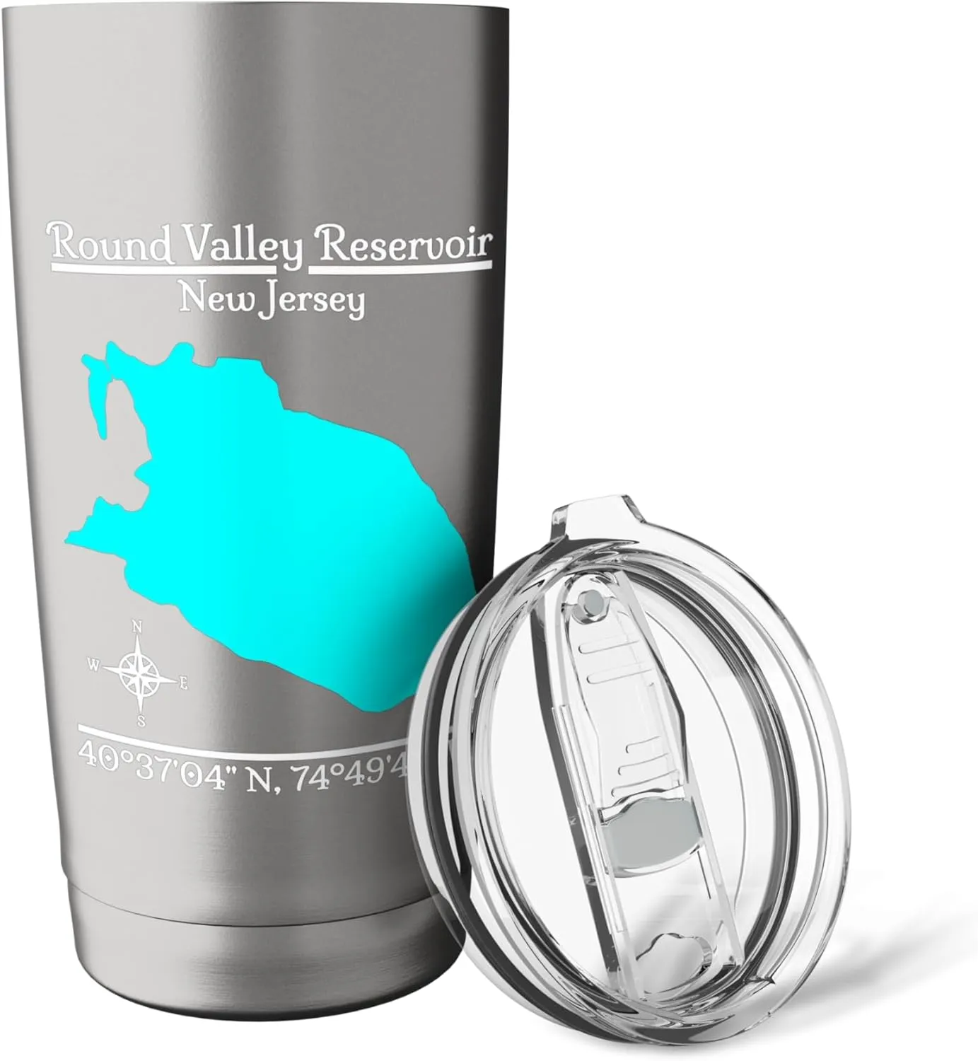 Round Valley Reservoir - New Jersey Stainless Steel Insulated Tumbler