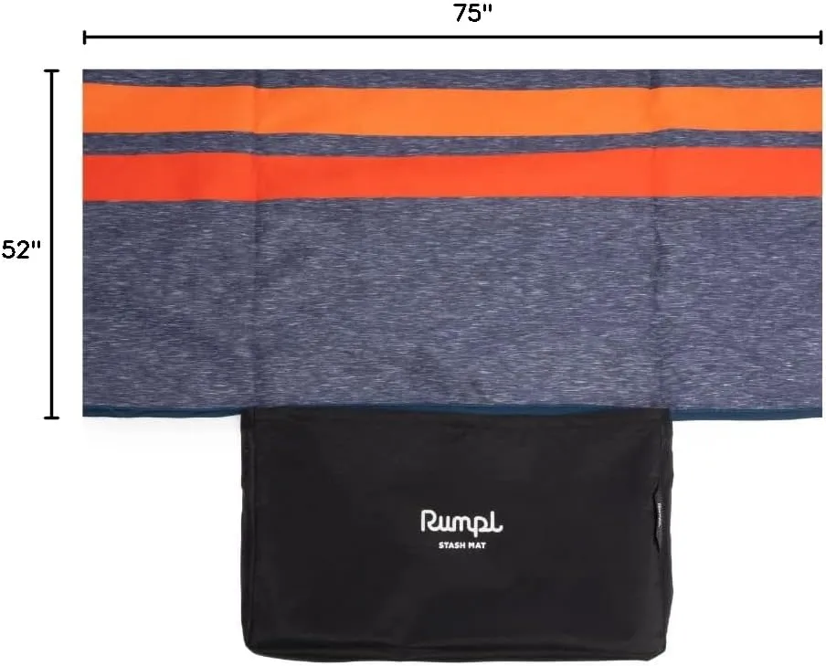 Rumpl Everywhere Mat | Lightweight Ground Cover for Hiking, Camping, Traveling, Picnics | 52" x 75"