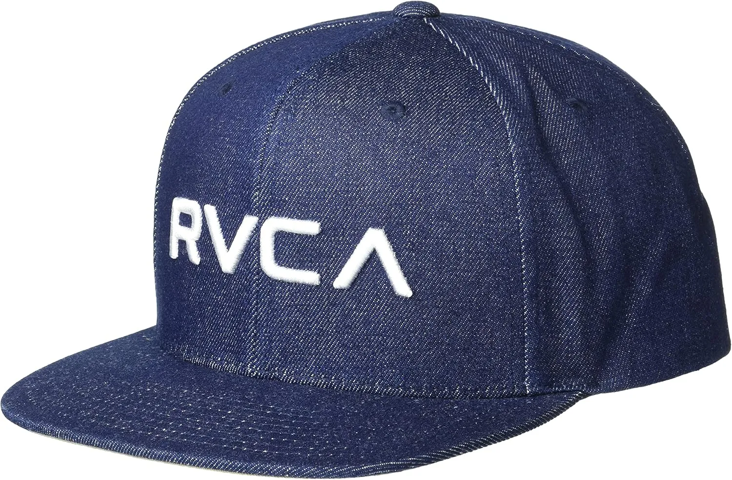 RVCA Men's Adjustable Snapback Straight Brim Hat