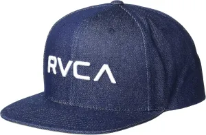 RVCA Men's Adjustable Snapback Straight Brim Hat