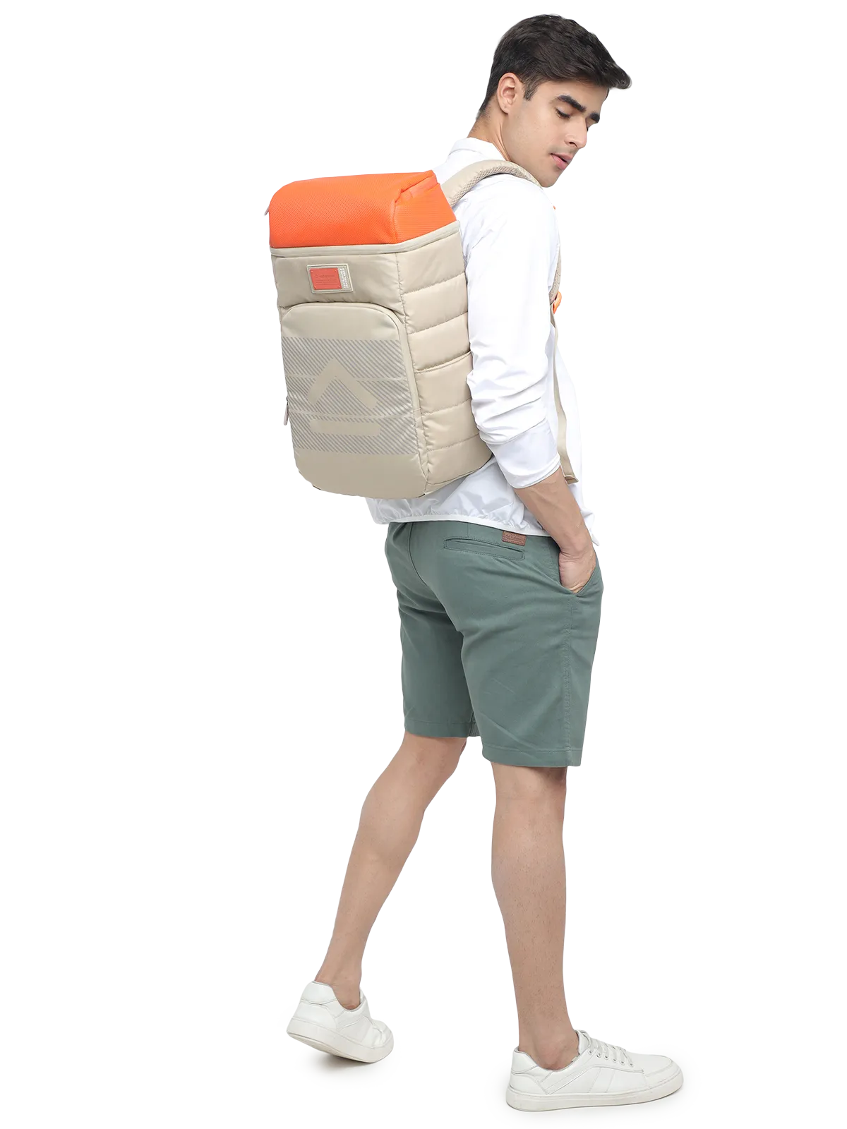 Ryder Beige Backpack