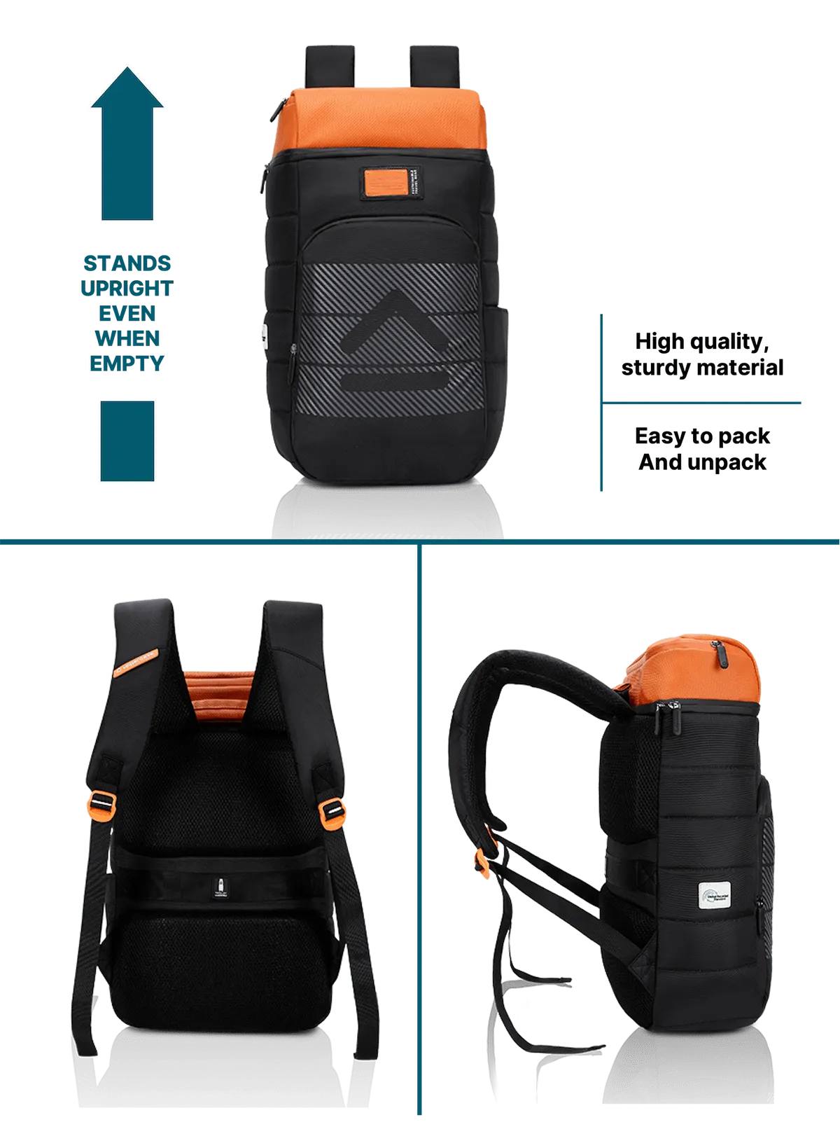 Ryder Black Backpack