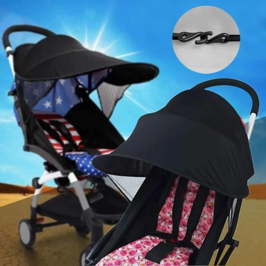 Rynx | Anti-UV Cloth Rayshade Stroller Cover Windproof Rainproof Sunshade Canopy Protection Universal Accessory